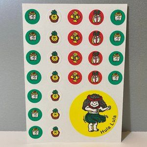 Vintage CTP Hula Lula Scratch ‘N Sniff Pineapple Stickers